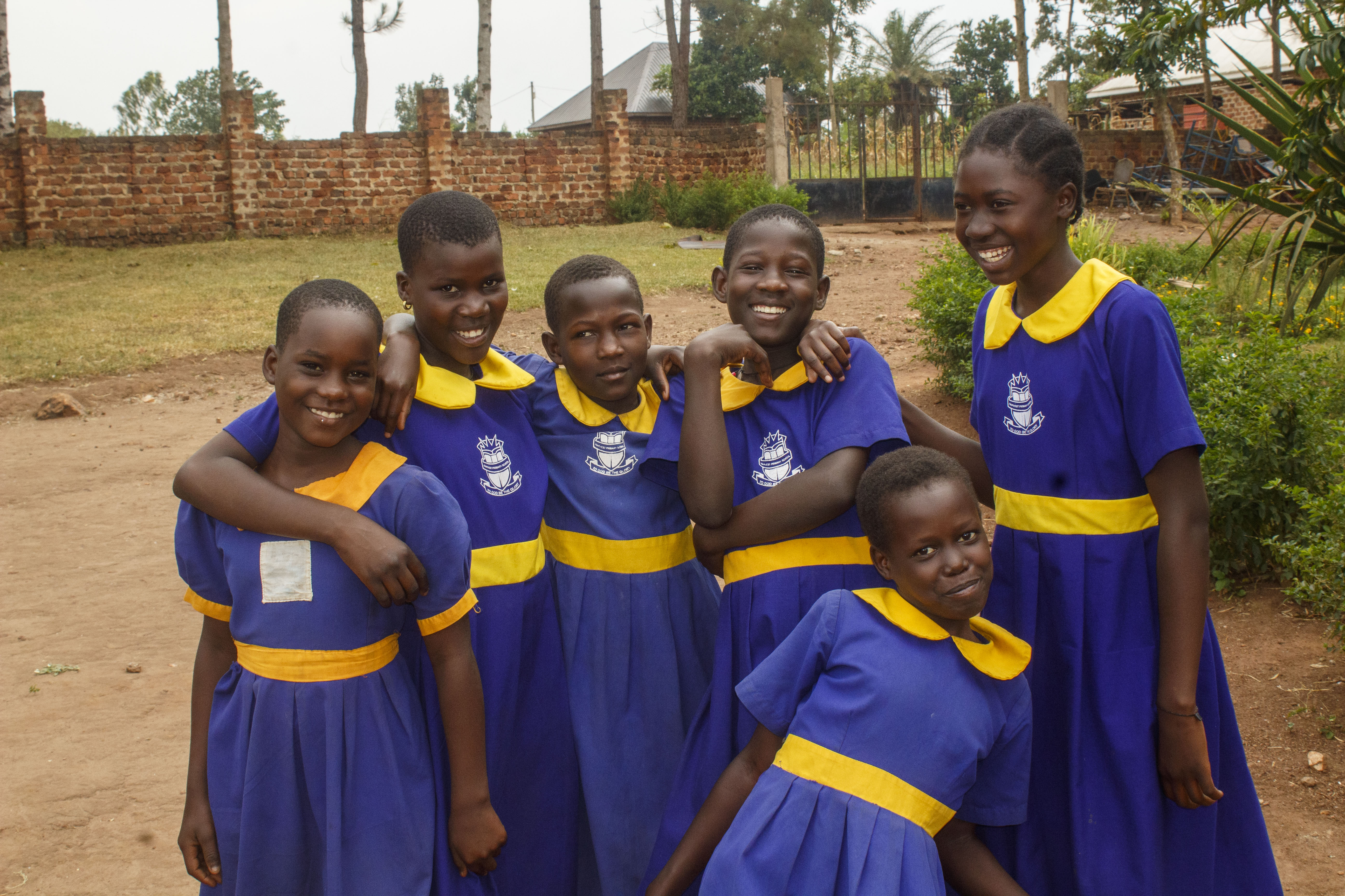 Harvest Primary School children