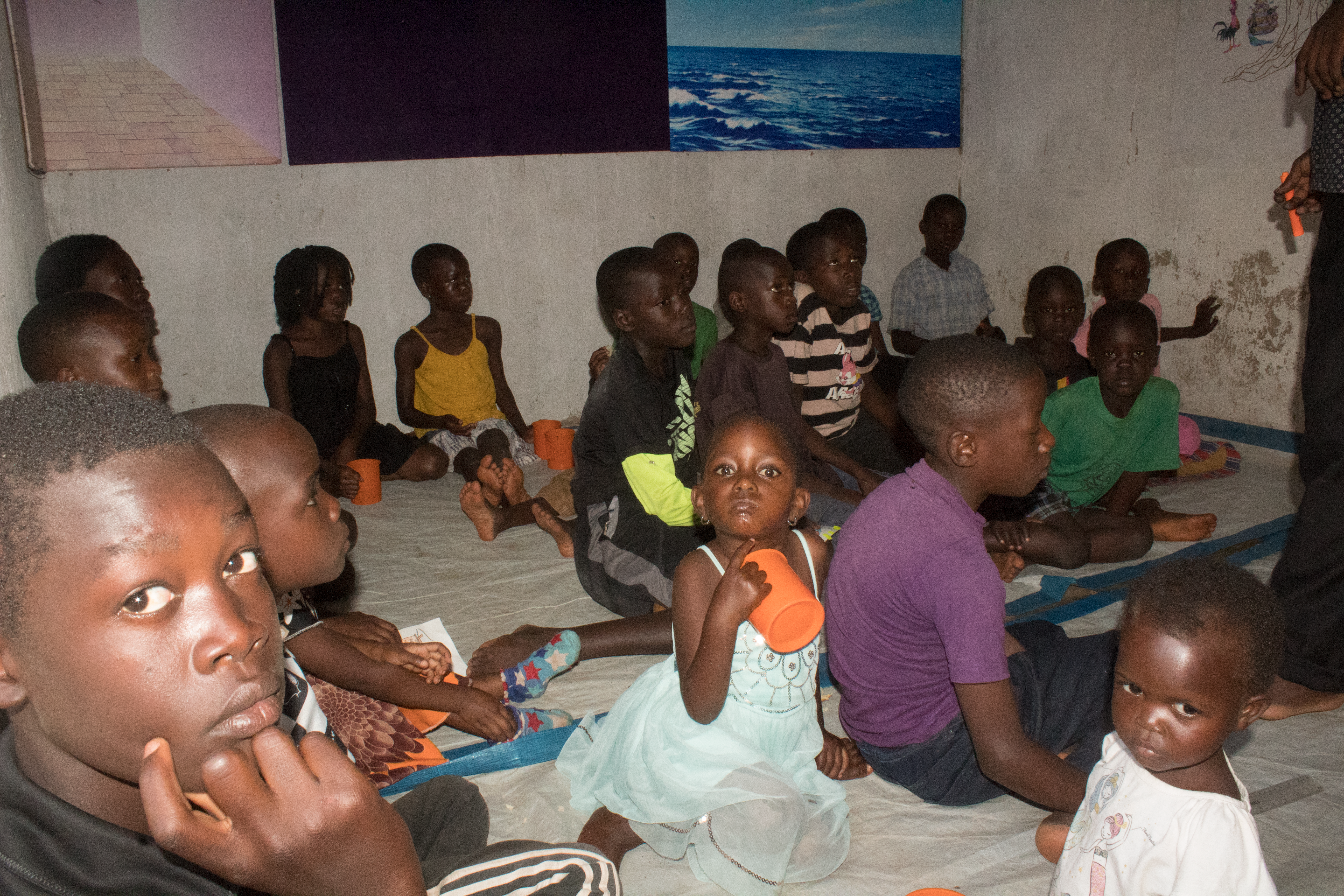 Young children learning